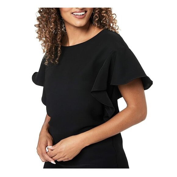 Cooper St Sienna Ruffle Short Sleeve Flounce Shift Dress - Picture 3 of 9